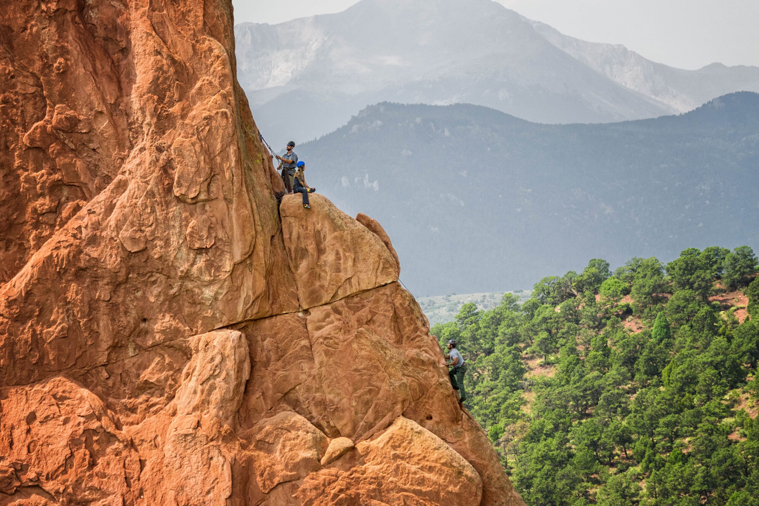 Rock Climbing at Garden of the Gods in Colorado Springs