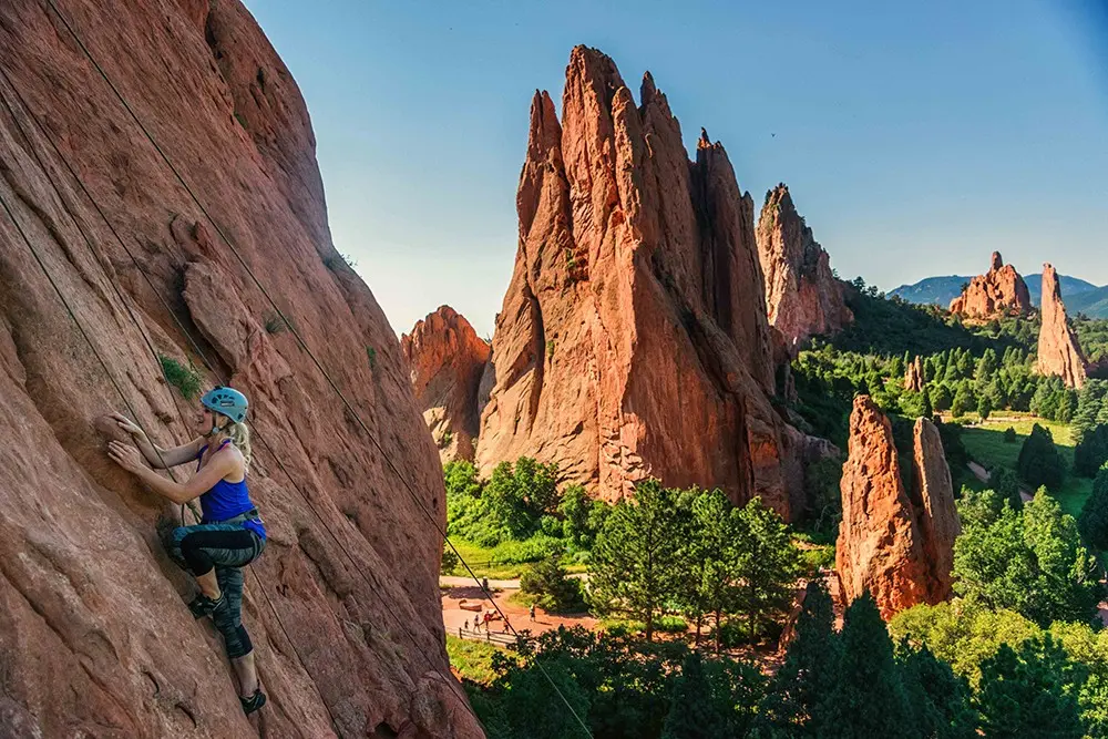 Rock Climbing at Garden of the Gods in Colorado Springs